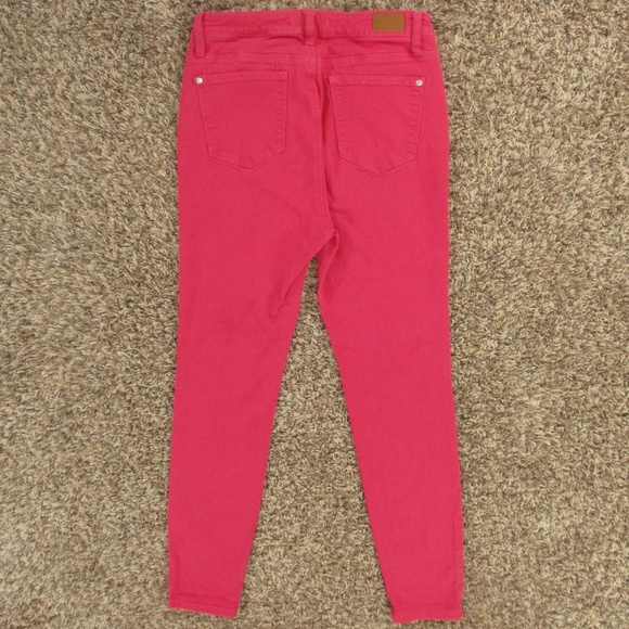 Judy Blue Jeans Women's 28 Hot Pink Skinny Fit Ankle Stretch Denim - Picture 2 of 8